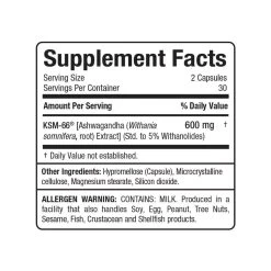 Allmax Ashwagandha KSM-66 60 Capsules -Health And Health Care Shop AllmaxKSM 66Label 09468.1701889010