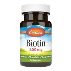 Carlson Biotin 5000mcg 100 Capsules