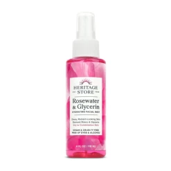 Heritage Store Rosewater And Glycerin 4fl Oz