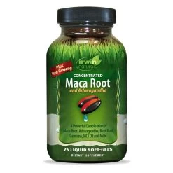 Irwin Naturals Maca Root & Ashwagandha 75 Soft-Gels