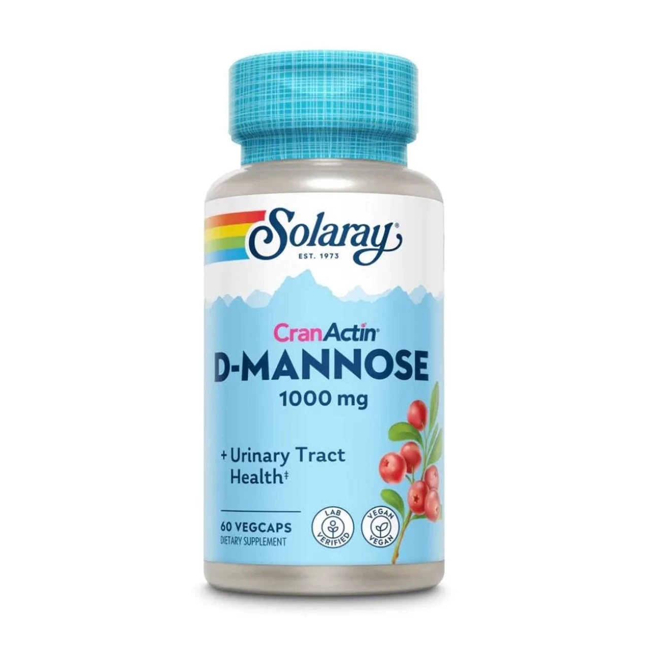 Solaray CranActin D-Mannose 1000mg 60 Capsules 3 Solaray CranActin D-Mannose 1000mg 60 Capsules