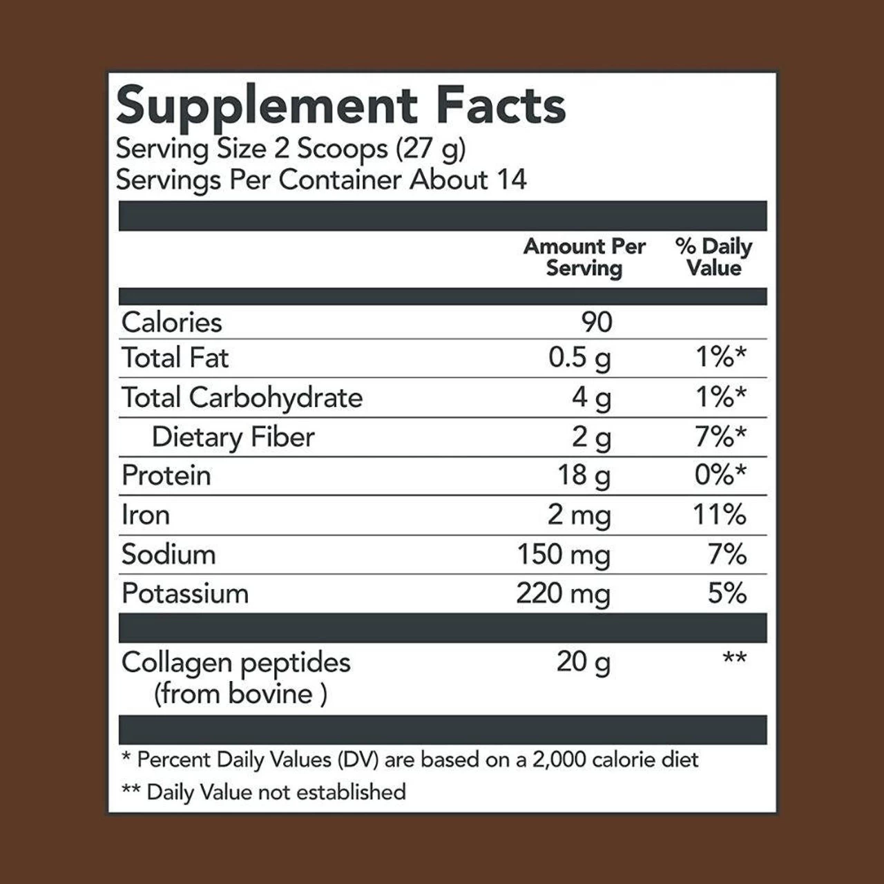 Vital Proteins Collagen Peptides Chocolate 4 Vital Proteins Collagen Peptides Chocolate - Image 2