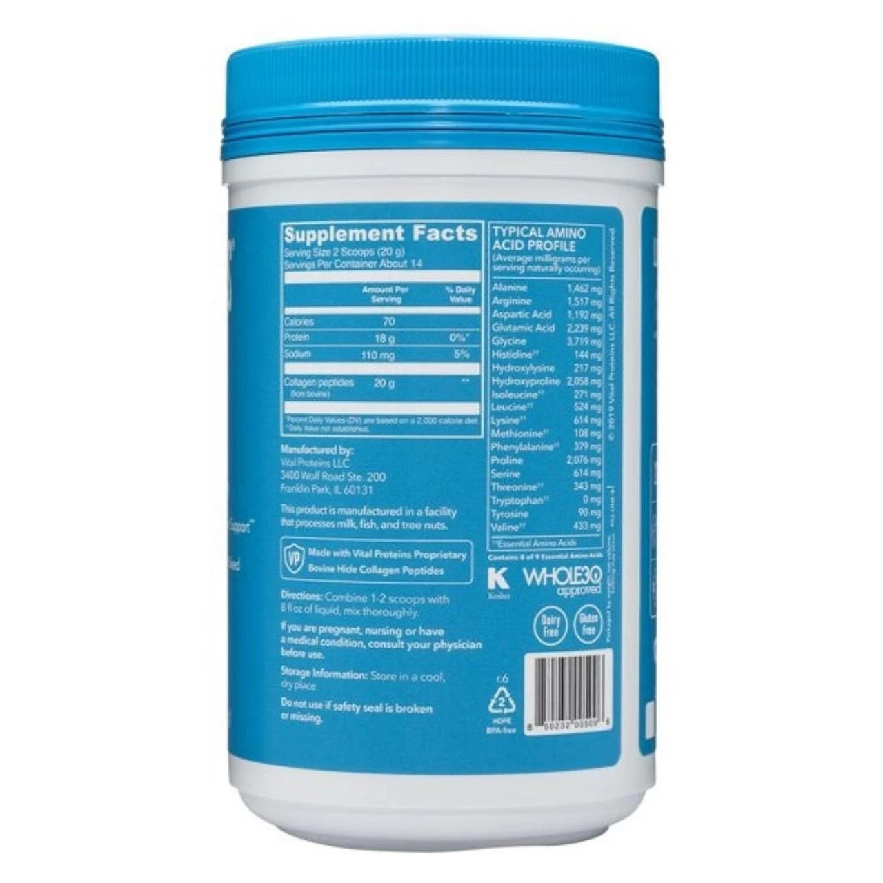 Vital Proteins Collagen Peptides 10oz Unflavored 4 Vital Proteins Collagen Peptides 10oz Unflavored - Image 2