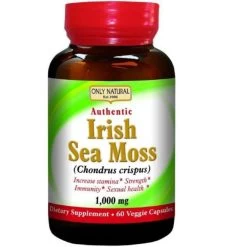 Only Natural Irish Sea Moss 1000mg 60 Veg Caps