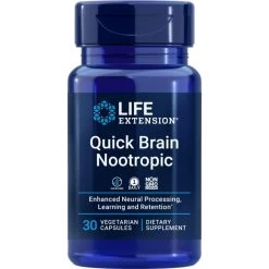 Life Extension Quick Brain Nootropic 30 Capsules
