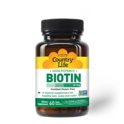 Country Life Biotin 10mg 60 Capsules