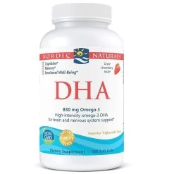 Nordic Naturals DHA 180 Soft Gels Strawberry