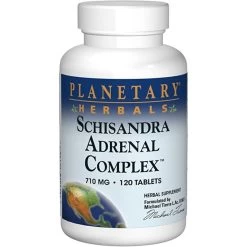 Planetary Herbals Schisandra Adrenal Complex 120 Tablets