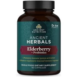 Ancient Nutrition Elderberry + Probiotics 60 Capsules