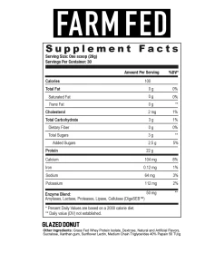 Axe & Sledge Farm Fed 30 Servings -Health And Health Care Shop farmfedsupfactsgd12 1660227084534 01405.1701888369