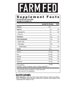 Axe & Sledge Farm Fed 30 Servings -Health And Health Care Shop farmfedsupfactssc12 1660227109035 73374.1701891911