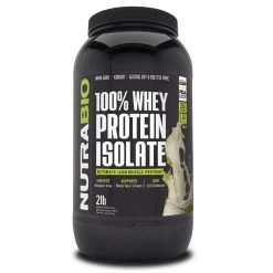 NutraBio 100% Whey Protein Isolate 2lb -Health And Health Care Shop nutrabio whey protein 2lbs alpine vanilla 14406.1701894506